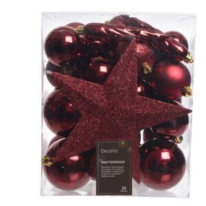 lot-de-33-boules-incassable-brillantes-mats-a-paillettes-deco-sapin-jardinerie-roubaud-13008-marseille bordeau