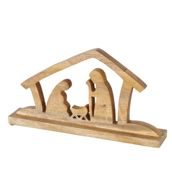 creche bois naturel jesus deco noel jardinerie roubaud 13008 marseille