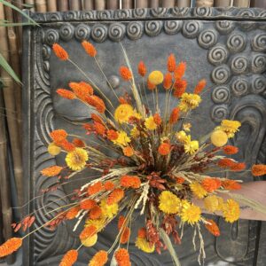 BOUQUET-FLEURS-SECHEES-FIN-AUTOMNE-ORANGE-JAUNE-FLEURISTE-ROUBAUD-13008-MARSEILLE
