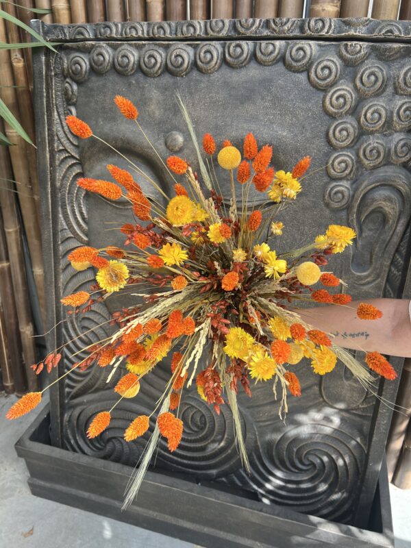 BOUQUET-FLEURS-SECHEES-FIN-AUTOMNE-ORANGE-JAUNE-FLEURISTE-ROUBAUD-13008-MARSEILLE