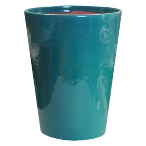 ELEGANCE-POT-CONIC-TURQUOISE-PLANTE-JARDINERIE-ROUBAUD-13008-MARSEILLE-TERRE-CUITE-BLEU-VERT