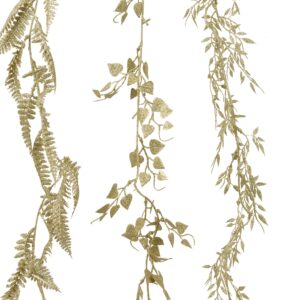 GUIRLANDE-NOEL-PLASTIQUE-PAILLETTES-OR-180-CM-JARDINERIE-ROUBAUD-13008-MARSEILLE