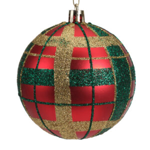 BOULE-DE-NOEL-PAILLETTE-ROUGE-VERT-DORE-CARREAUX-JARDINERIE-ROUBAUD-13008-MARSEILLE
