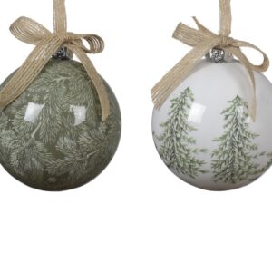 BOULE-DE-NOEL-SAPIN-BLANC-VERT-JARDINERIE-ROUBAUD-13008-MARSEILLE