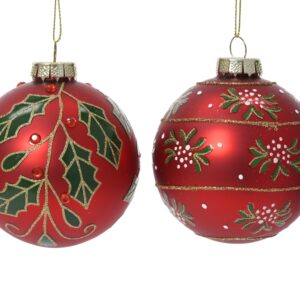 BOULE-DE-NOEL-SAPIN-JARDINERIE-ROUBAUD-13008-MARSEILLE rouge houx
