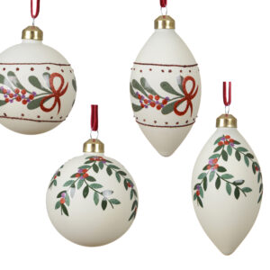 SUSPENSION blanche houx-SAPIN-DE-NOEL-TRADITION-JARDINERIE-ROUBAUD-13008-MARSEILLE