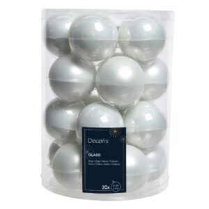 LOT-DE-BOULES-SAPINS-DE-NOEL-BLANCHES-JARDINERIE-ROUBAUD-13008-MARSEILLE