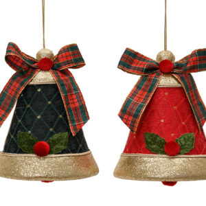 CLOCHE VELOUR-DECO-SAPIN-NOEL-ROUBAUD-JARDINERIE-13008-MARSEILLE
