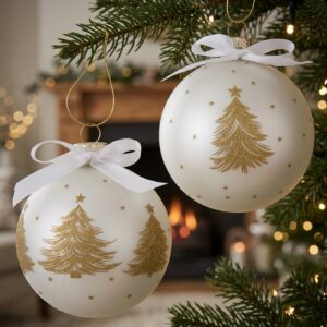 BOULE-DE-NOEL-SAPIN-DECO-DORE-paillettes-BLANCHE-ROUBAUD-JARDINERIE-13008-MARSEILLE