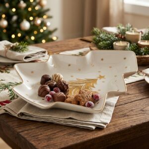 COUPELLE-DE-NOEL-SAPIN-DECO-DORE-BLANCHE-VAISSELLE-ROUBAUD-JARDINERIE-13008-MARSEILLE