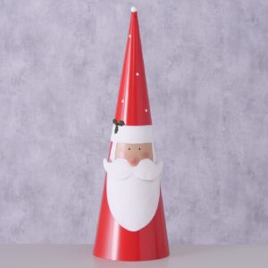 PERE-NOEL-DECO-A-POSER-FER-ROUGE-ROUBAUD-JARDINERIE-13008-MARSEILLE