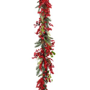 GUIRLANDE BAIES HOUX POMME DE PIN-NOEL-ROUBAUD-JARDINERIE-13008-MARSEILLE-DECO