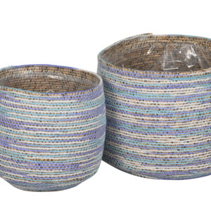 CACHE-POT-PANIER-COLORE-VIOLET-BLEU-PLANTE-INTERIEUR-ROUBAUD-JARDINERIE-13008-MARSEILLE