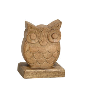 DECO-HIBOU-CHOUETTE-BOIS-AUTOMNE-ROUBAUD-JARDINERIE-13008-MARSEILLE